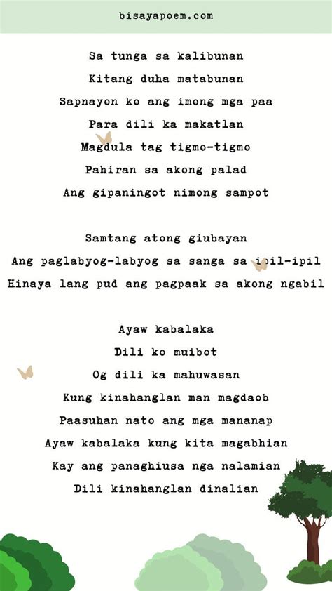 bisaya bold|'Balak' poems .